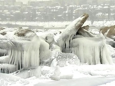 Каспийское море не полностью замерзло (видео) [01.02.2012 11:16]