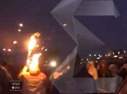 Маршрут олимпийского огня в Екатеринбурге омрачился ЧП (видео) [13.12.2013 11:38]