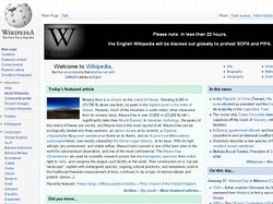 ` Википедия ` закроется на сутки в знак протеста [17.01.2012 12:29]