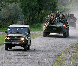 Российские военные уходят из Южной Осетии [18.08.2008 14:38]
