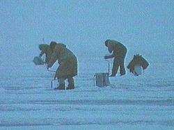 В Ивановское водохранилище унесло льдину - на ней пятьсот рыбаков [25.03.2007 16:44]