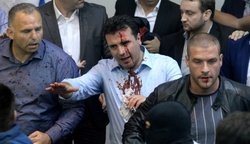В парламенте Македонии вспыхнули беспорядки [28.04.2017 10:38]