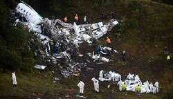 В Колумбии обнаружили черные ящики разбившегося самолета [30.11.2016 09:38]