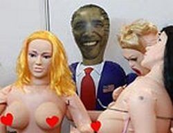 Китайцы выпустили резиновую секс-куклу ` Обама ` [04.11.2010 11:24]
