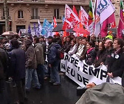 Французы снова вышли на демонстрации [07.11.2010 12:23]