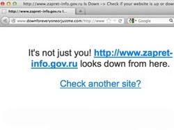 Реестр запрещенных сайтов ушел в офлайн [19.11.2012 16:51]